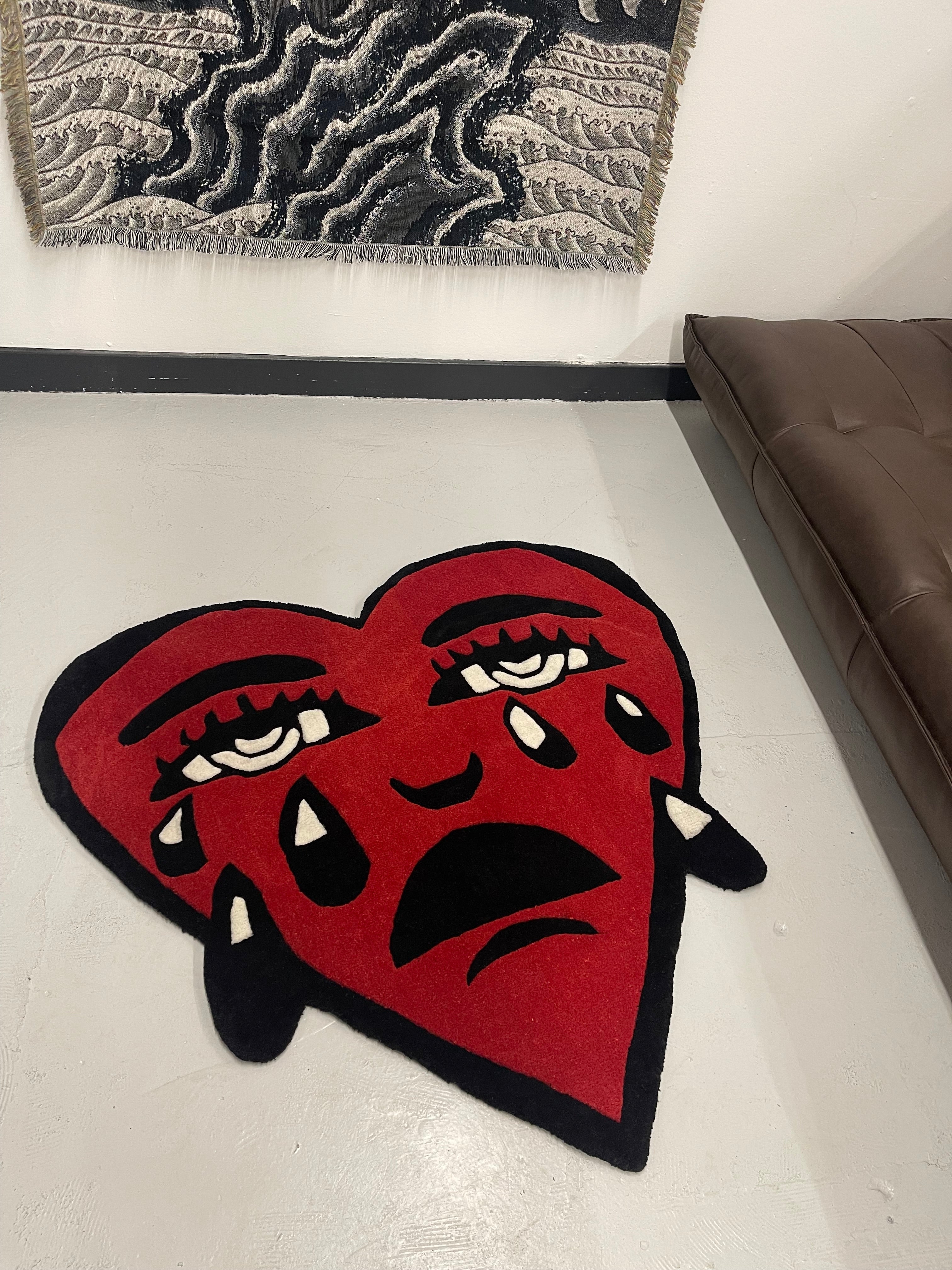 Crying Heart Rug