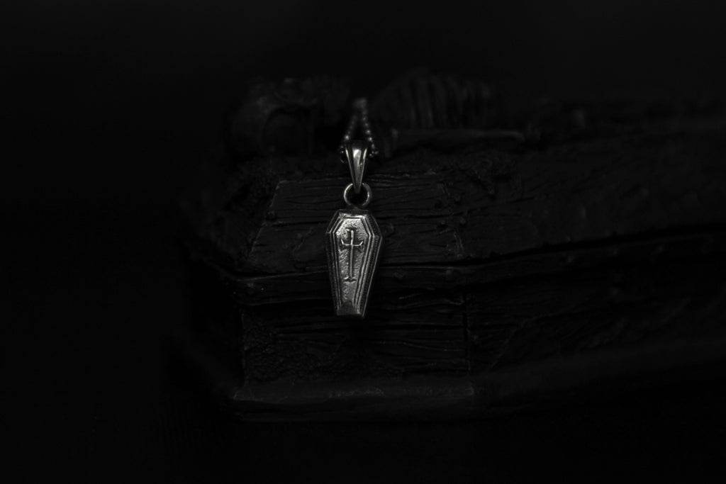Sterling Silver Casket Pendant
