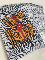 Hell on High Heels Zebra Art Print
