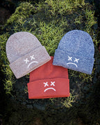 Sad Face Beanie