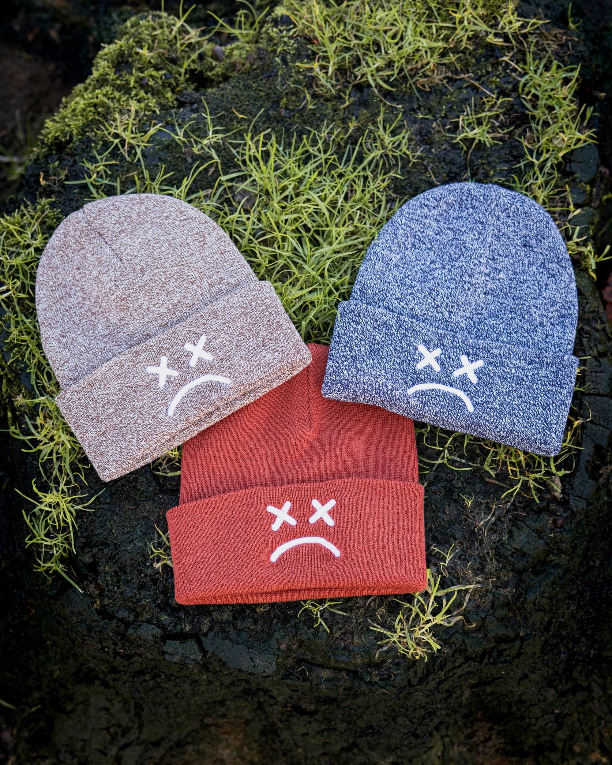 Sad Face Beanie