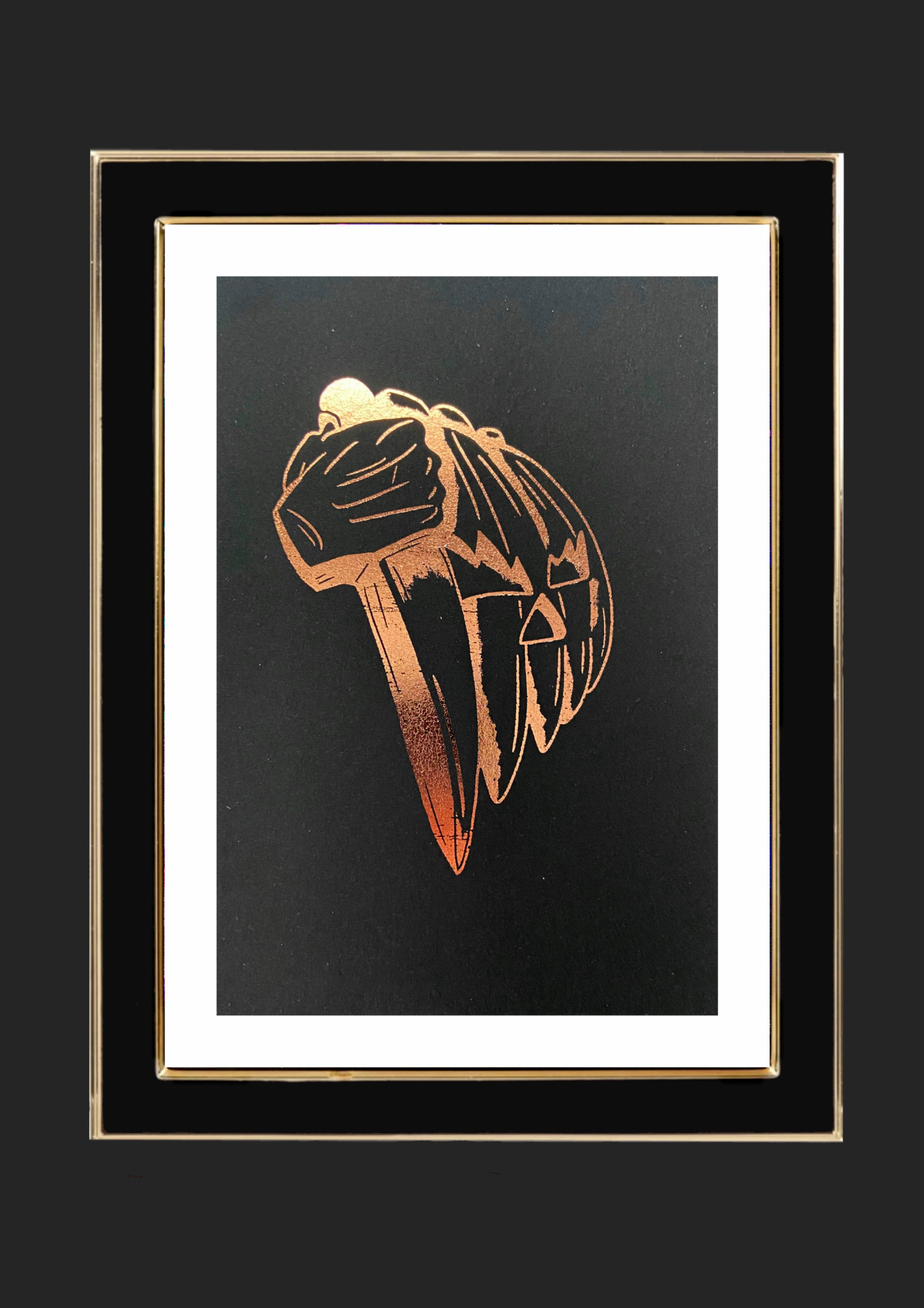 Halloween Foiled Art Print