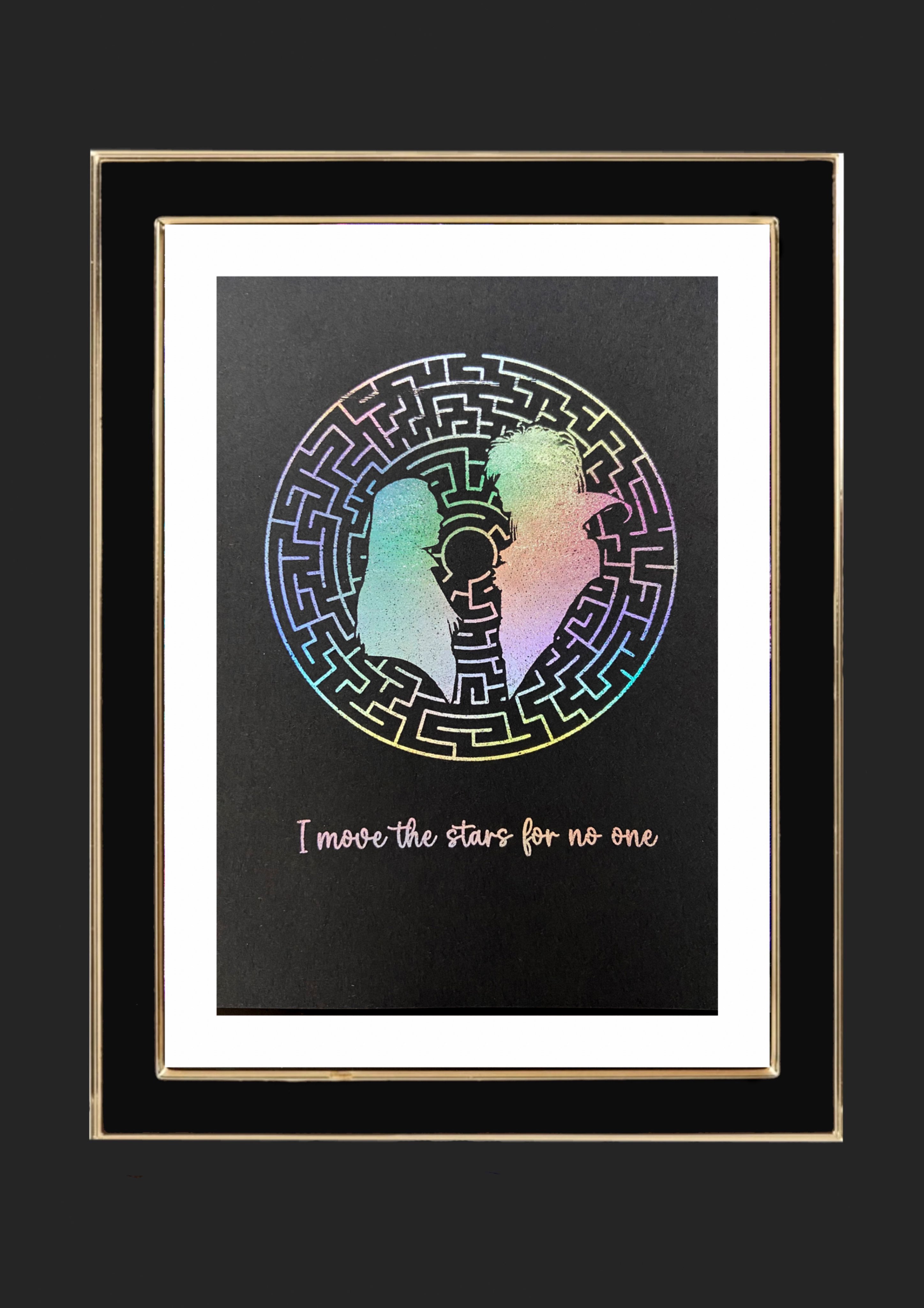 The Labyrinth Foiled Art Print