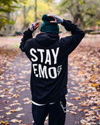 Stay Emo Black Bolt Hoodie