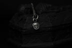 Tiny Sterling Silver Vampire Skull Pendant