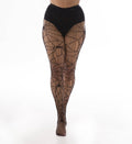 Cobweb Pattern Net Tights
