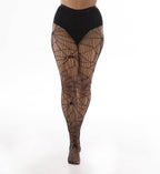 Cobweb Pattern Net Tights
