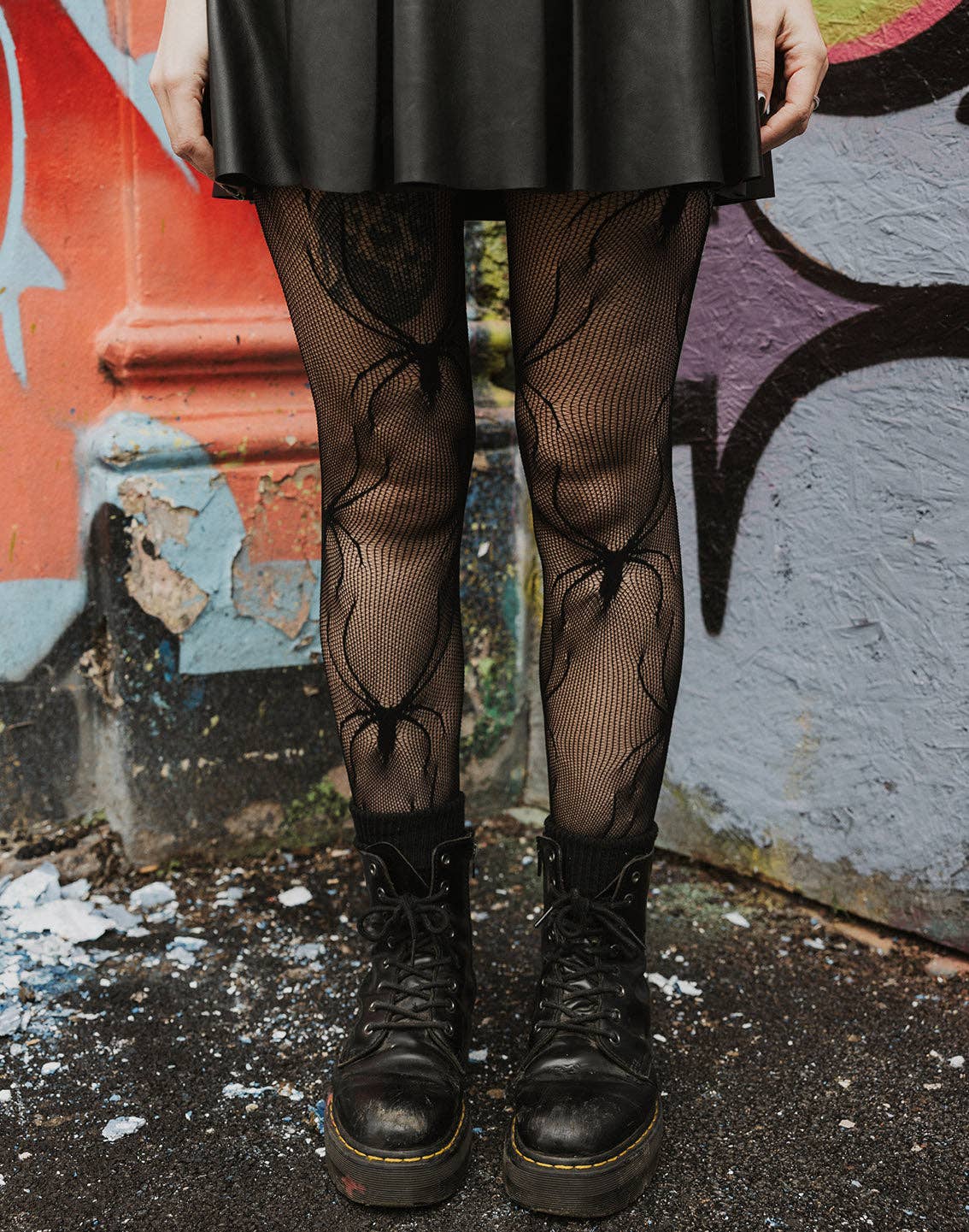 Spider Net Tights