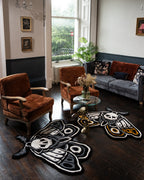 Death Moth Rug - Gray