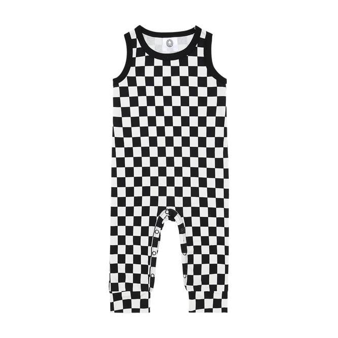 Checkerboard Baby Romper