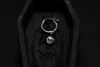 Sterling Silver Nosferatu Hoop Earrings