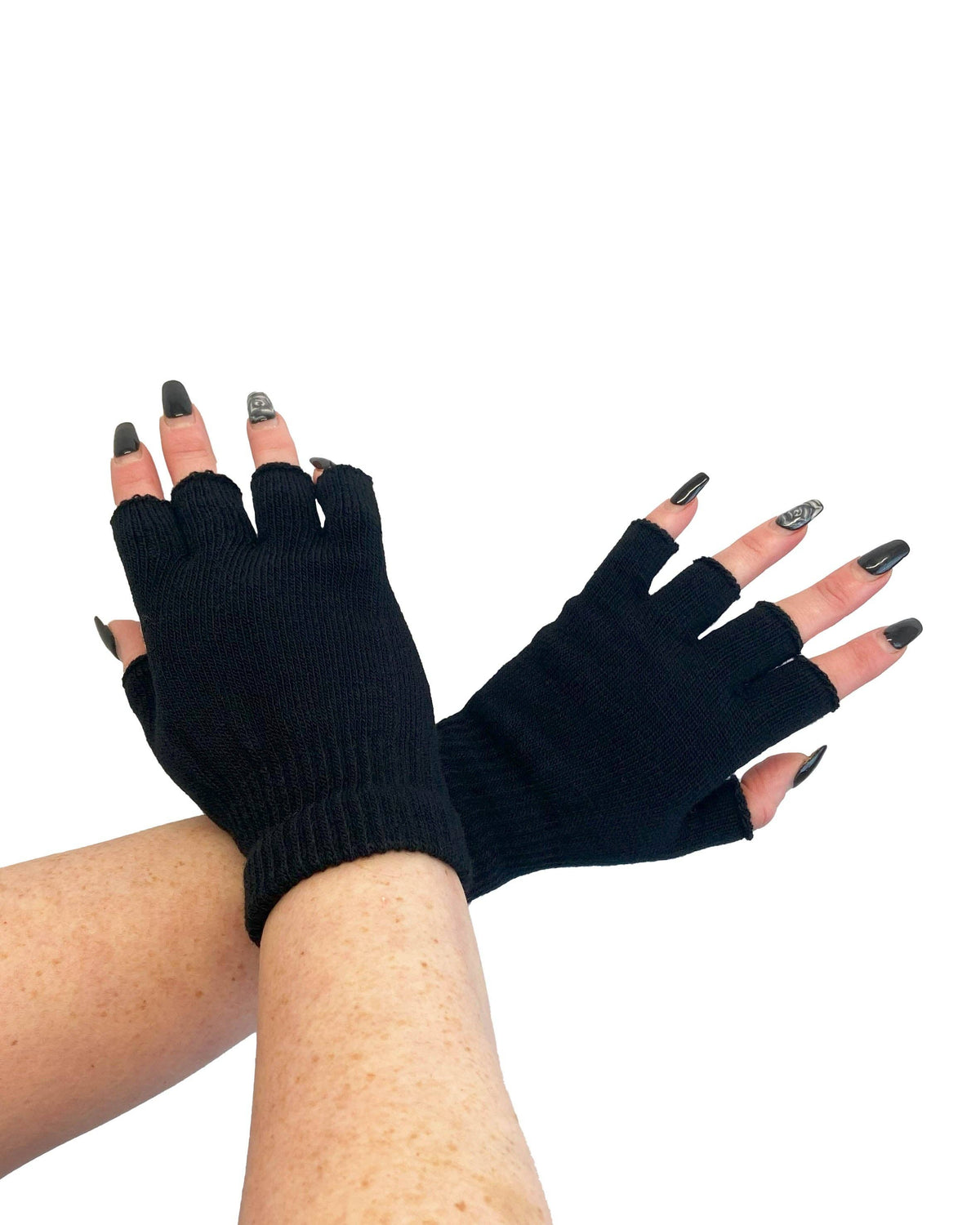 Knitted Fingerless Gloves