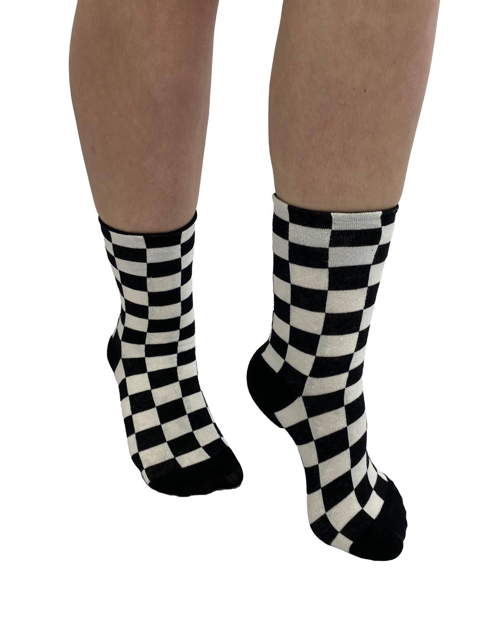 Checkerboard Ankle Socks