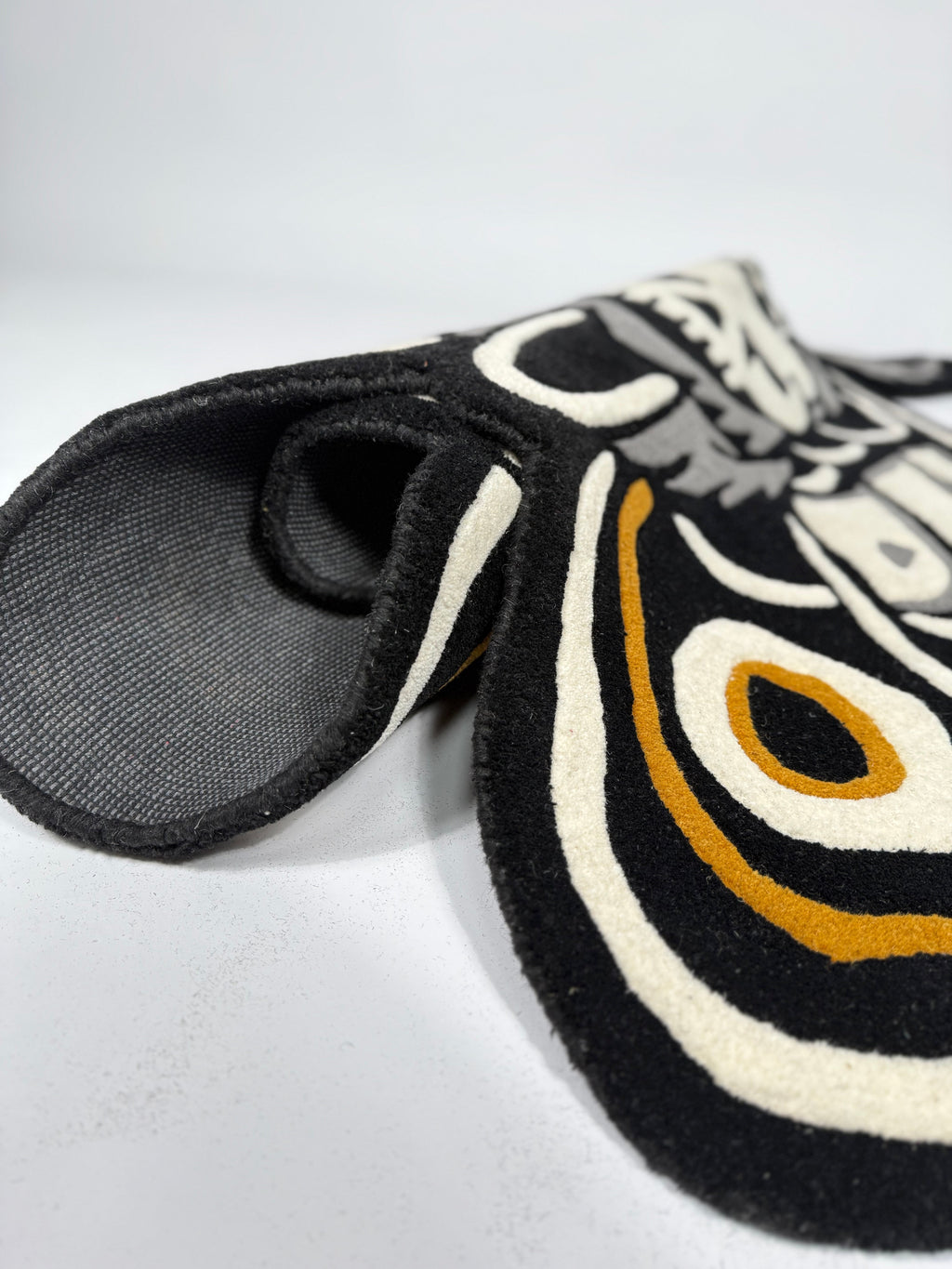 Death Moth Rug - Orange