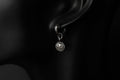 Sterling Silver Halloween Hoop Earrings