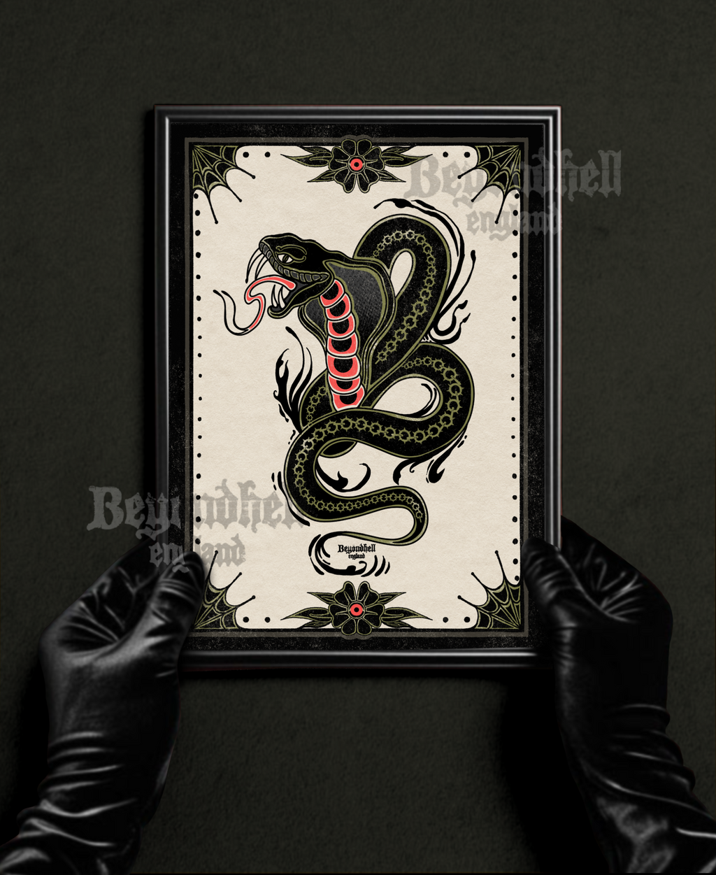 Cobra Tattoo Art Print