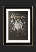 Beetle Foiled Art Print