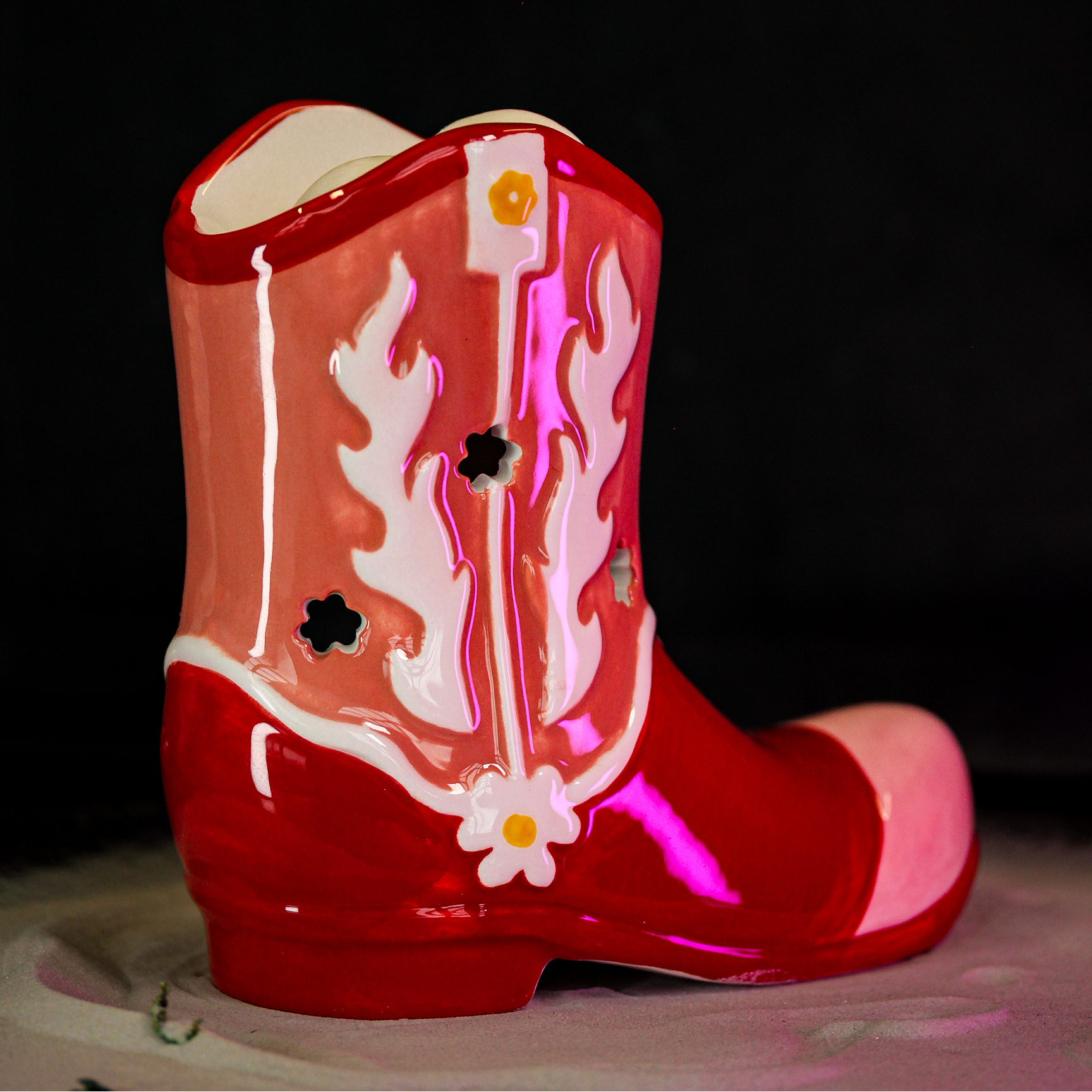 Cowboy Boot Oil Burner