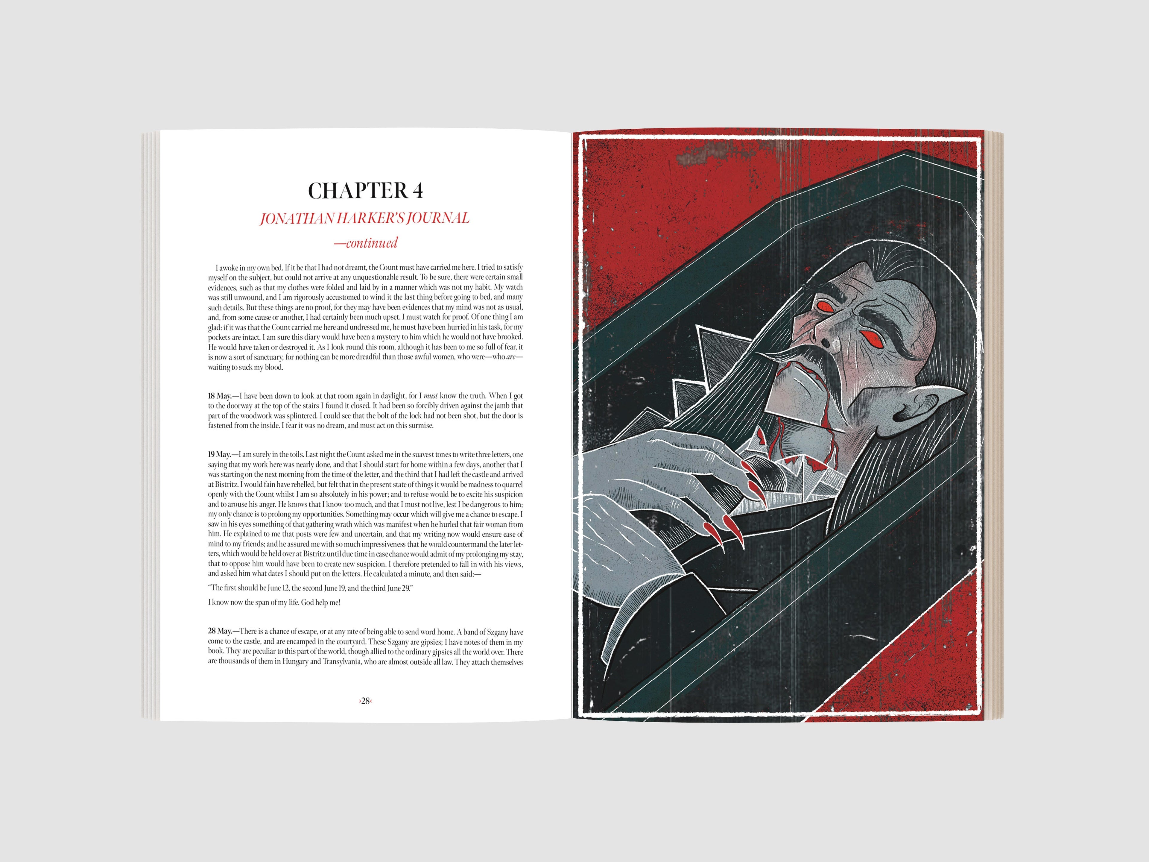 Dracula: Illustrated - 2nd Edition Hardback Book