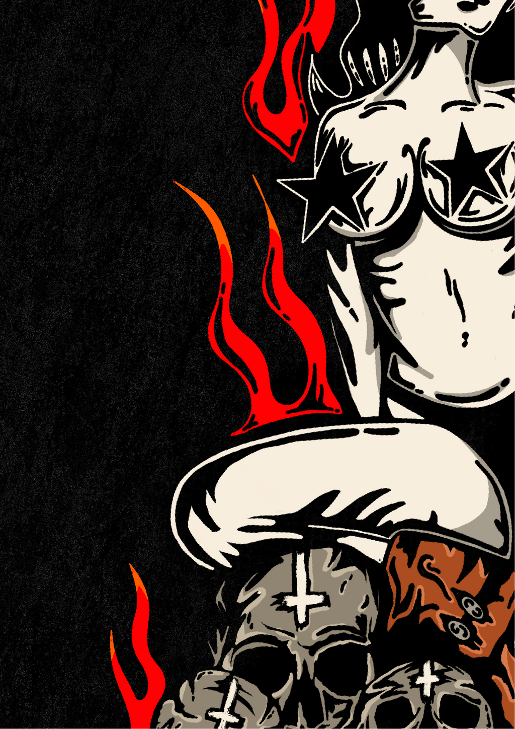Good Whiskey, Bad Cowgirls Art Print