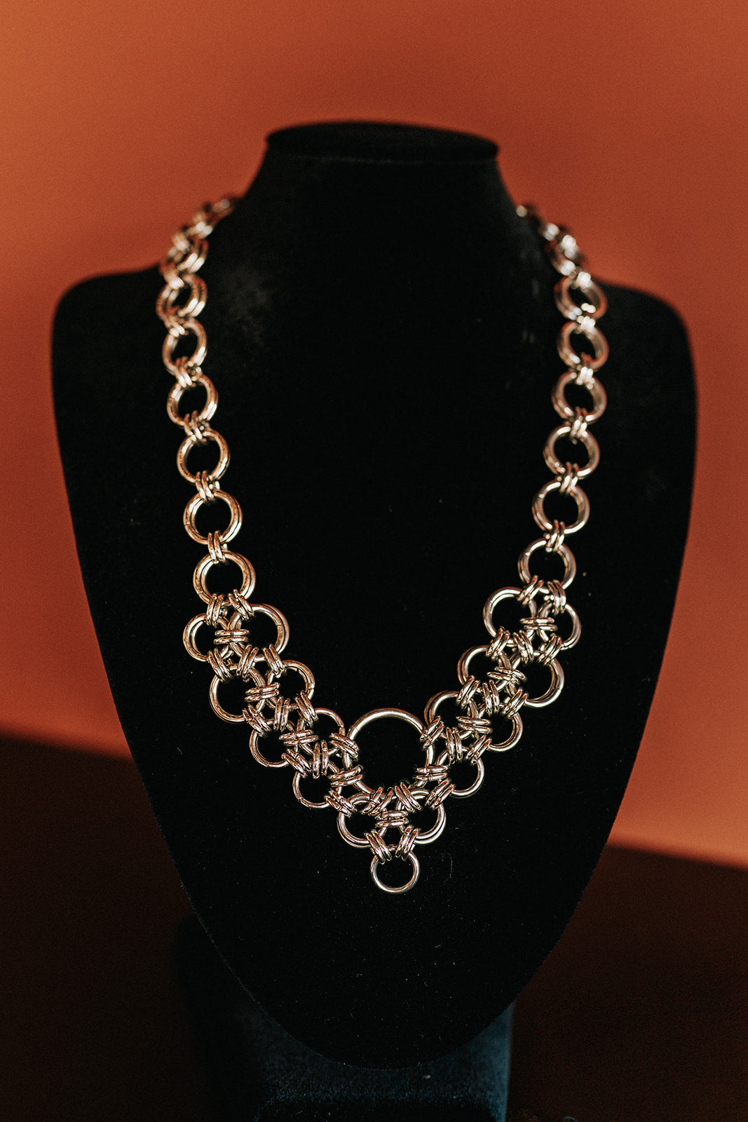 Honeycomb Chainmaille Necklace