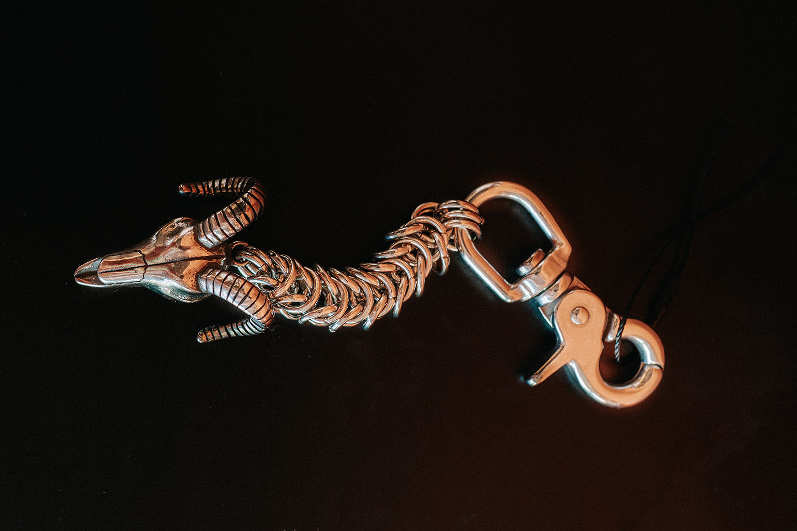 Ram Chainmaille Keychain