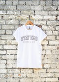 Stay Emo White Varsity Style T-Shirt
