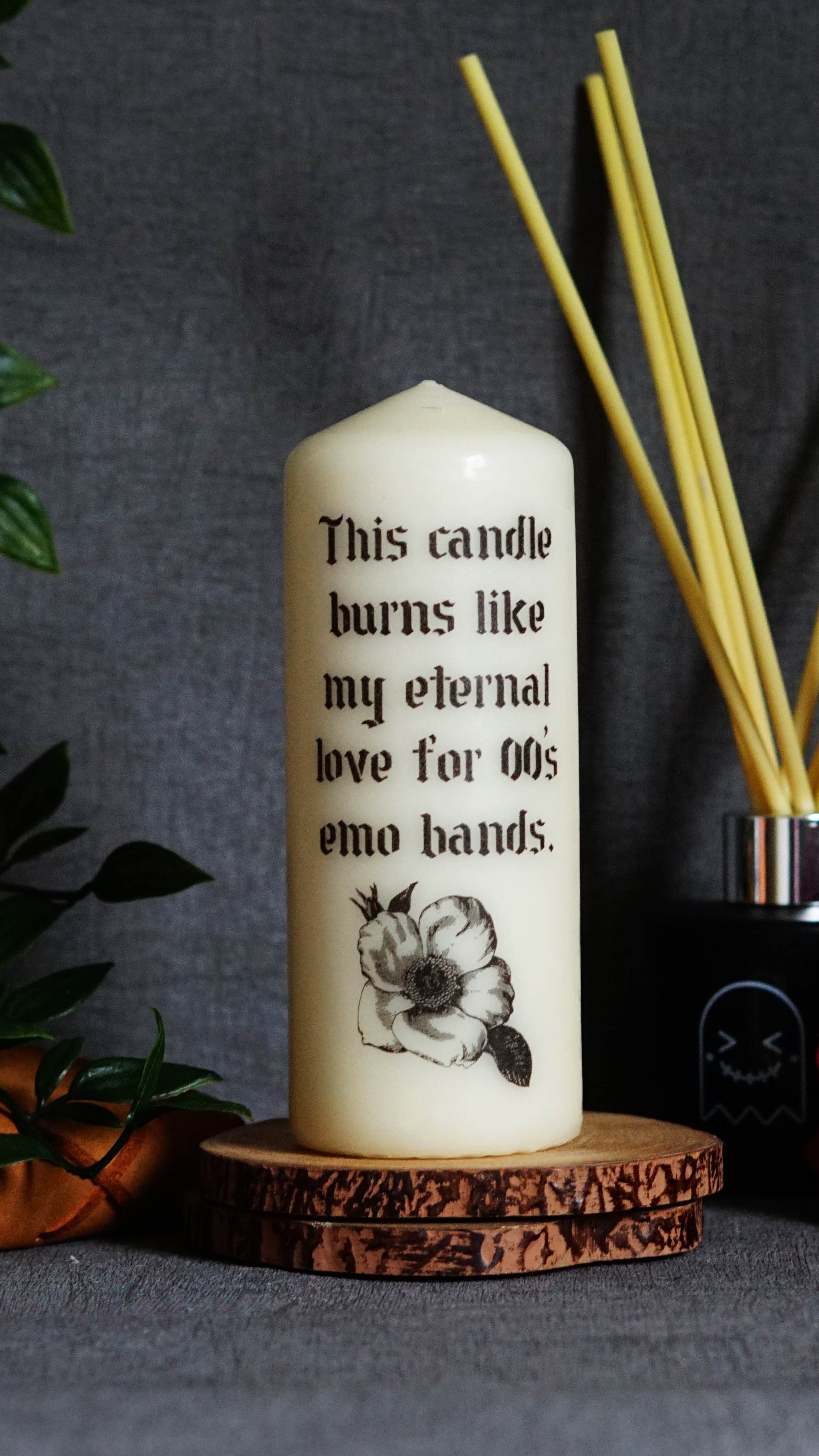 The Original Emo Bands© Pillar Candle (VG)