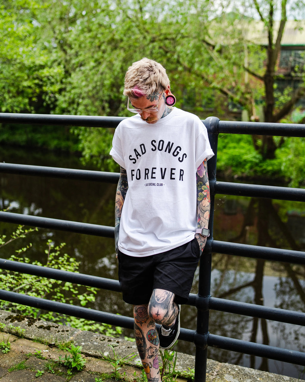 Sad Songs Forever White T-Shirt