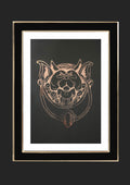 The Labyrinth Ears Door Knocker 1 Foiled Art Print