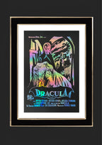 Dracula Vintage Movie Poster Foiled Art Print