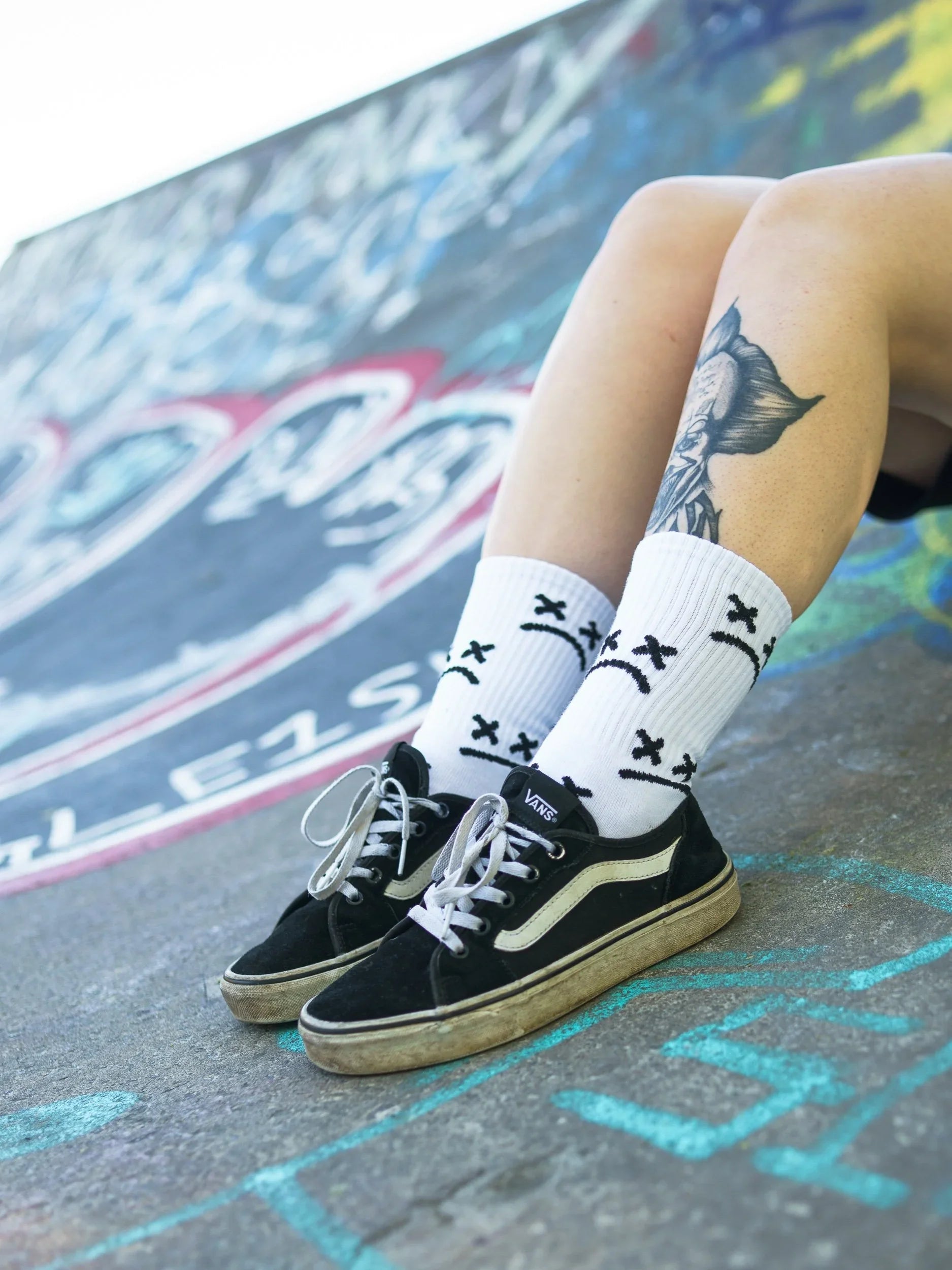 Sad Face Repeat Socks