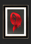 Ghostface Blood Drip Foiled Art Print