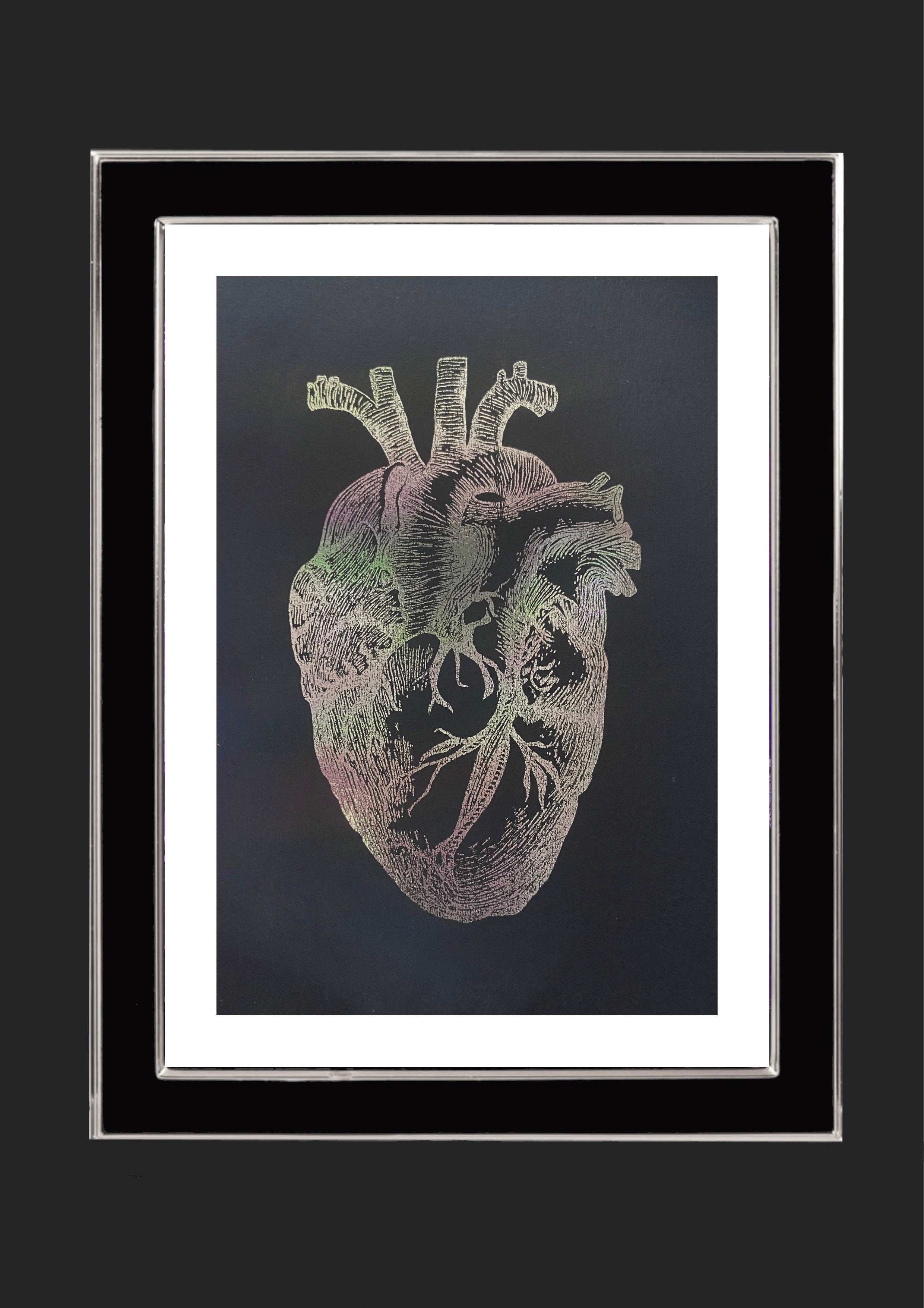 Heart Foiled Art Print