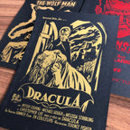 Dracula Vintage Movie Poster Foiled Art Print