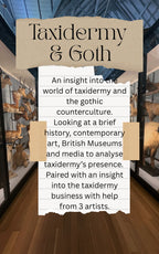 Art & Aesthetic Values in 21st Century Counterculture: Taxidermy & Goth