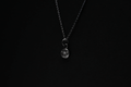 Tiny Sterling Silver Vampire Bat Pendant