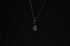 Tiny Sterling Silver Vampire Bat Pendant