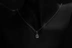 Tiny Sterling Silver Vampire Bat Pendant
