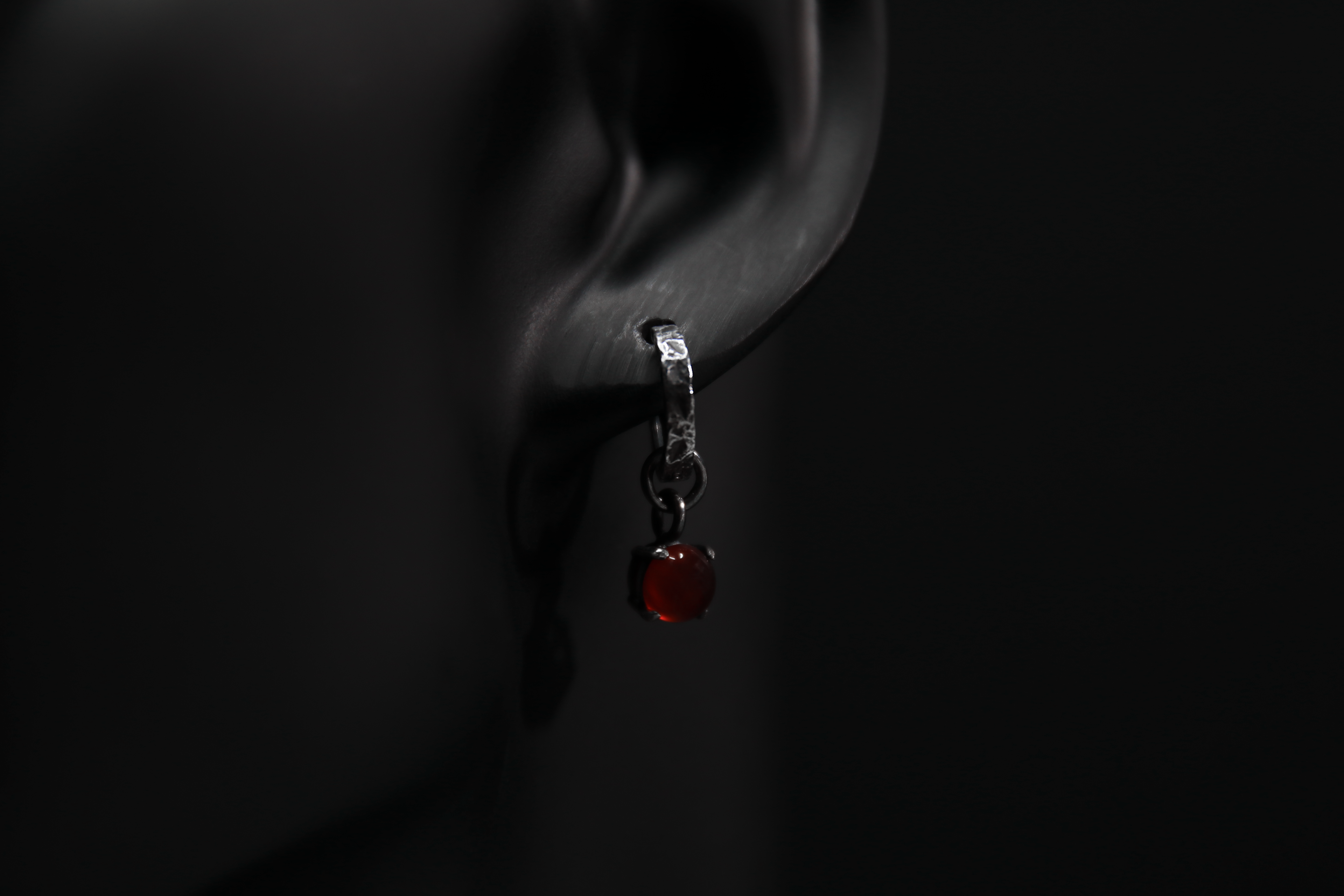 Carnelian Sterling Silver Earrings