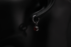 Carnelian Sterling Silver Earrings