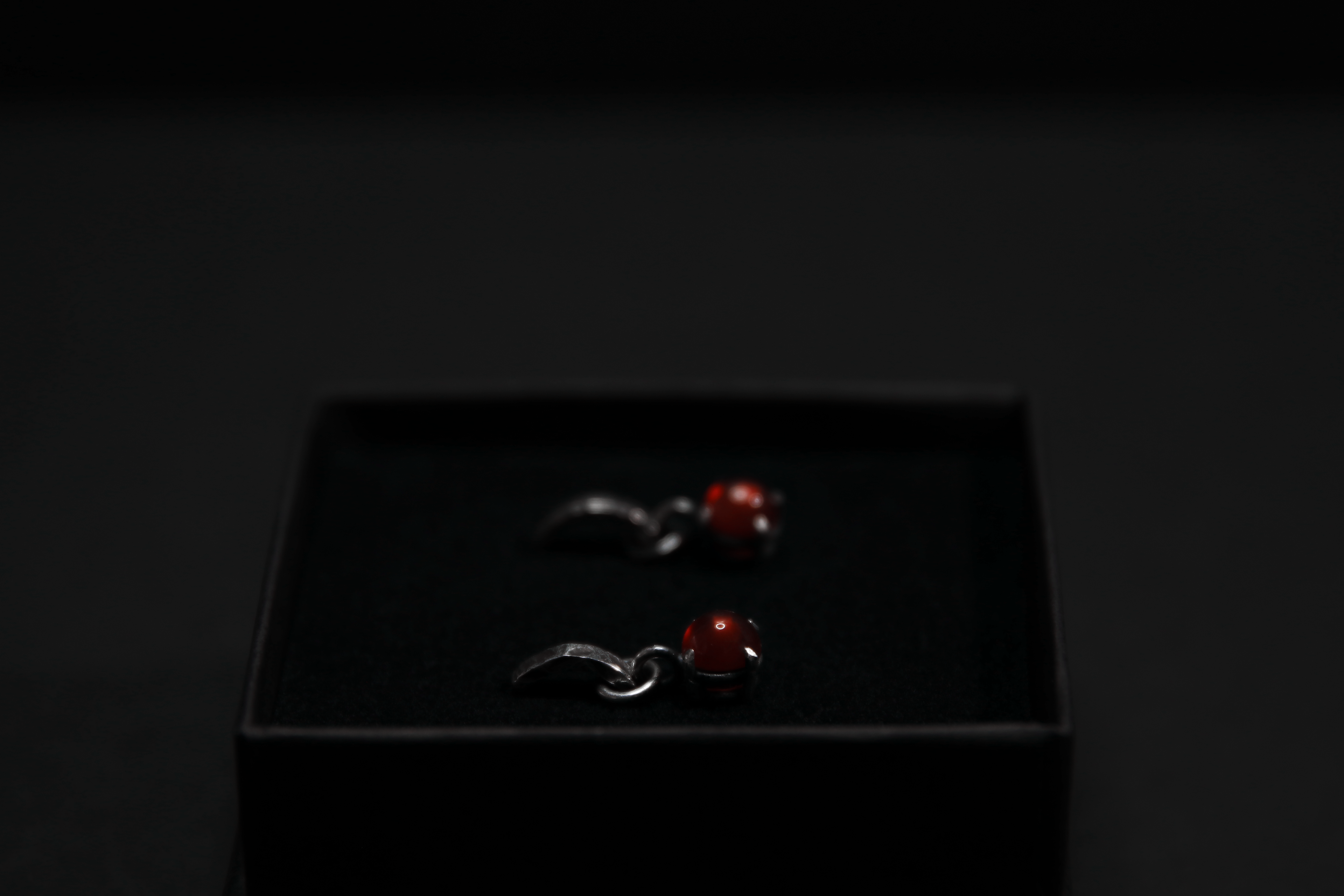 Carnelian Sterling Silver Earrings