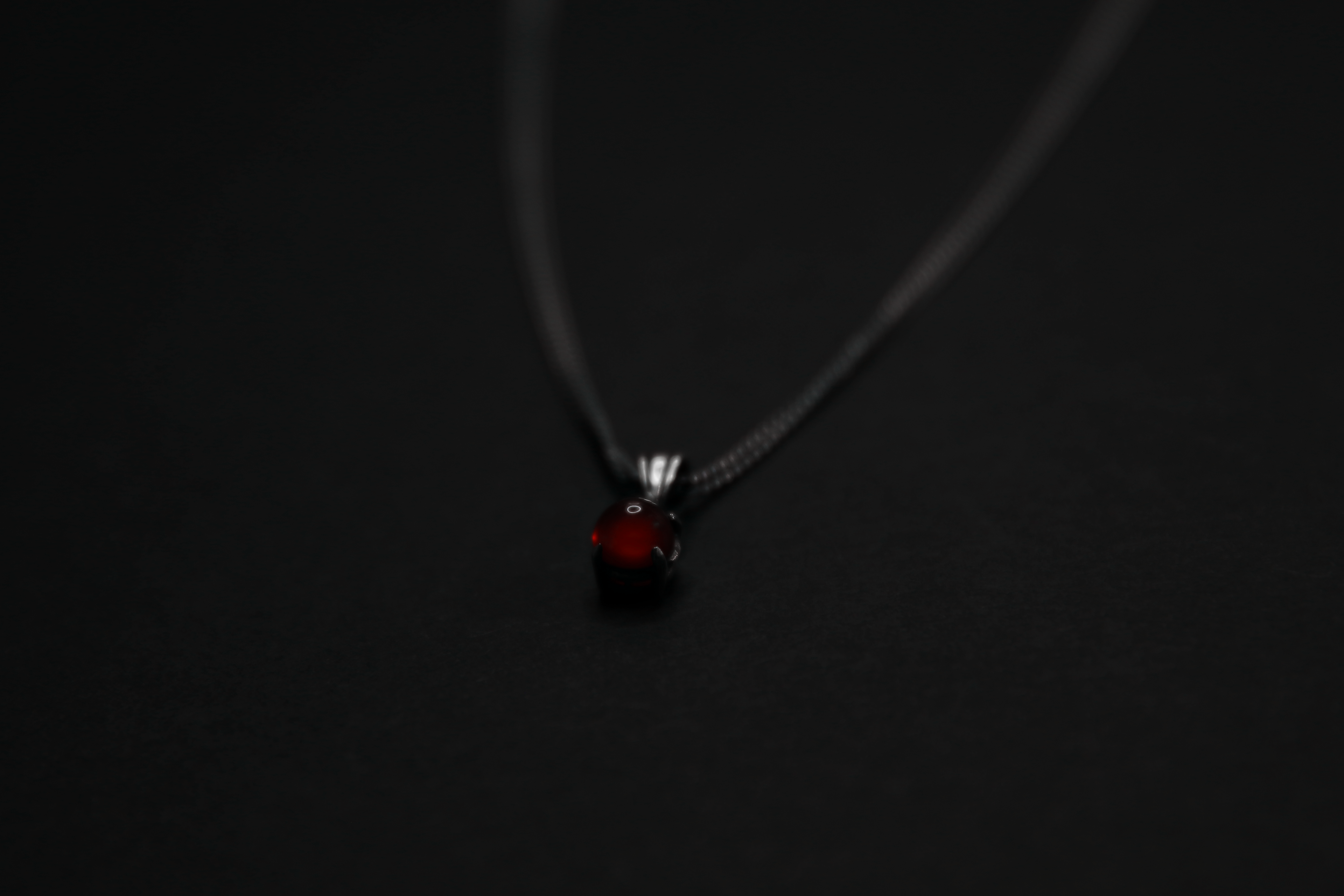 Carnelian Sterling Silver Pendant