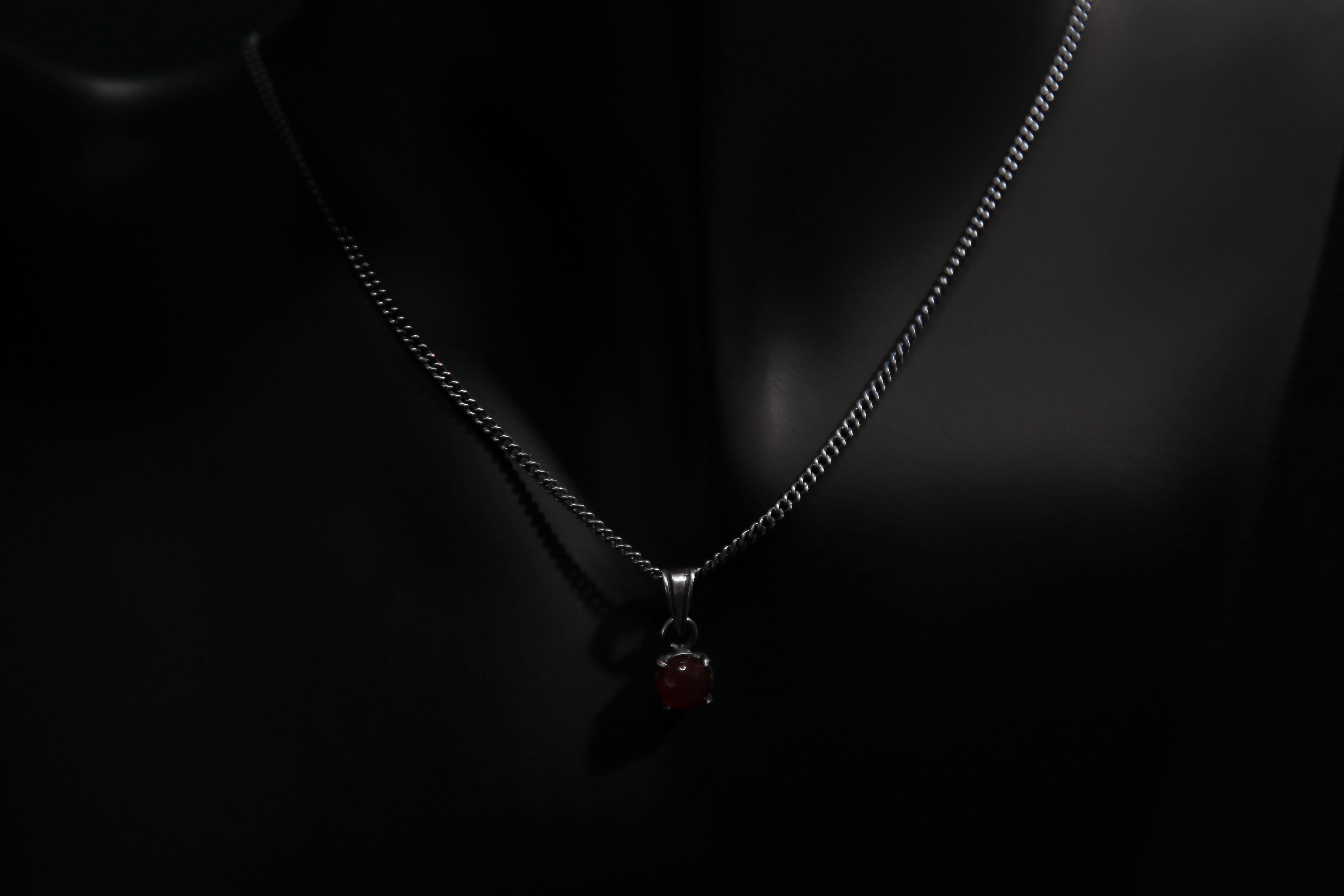 Carnelian Sterling Silver Pendant