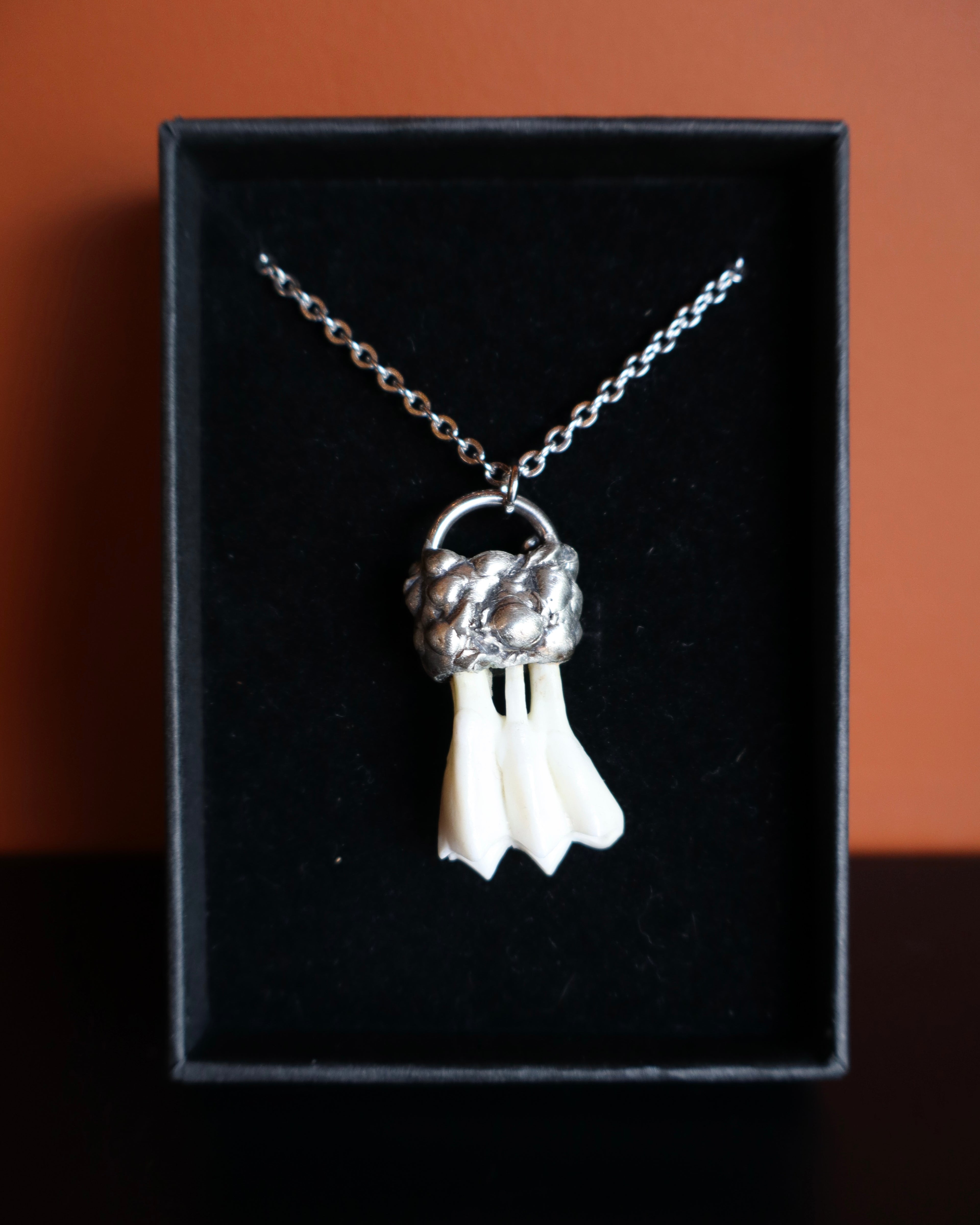 Soldered Sheep Tooth Necklace