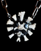 Foraged Bones Necklace on Steel Chain