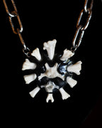 Foraged Bones Necklace on Steel Chain