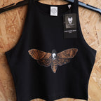 Mandala Moth Crop Top
