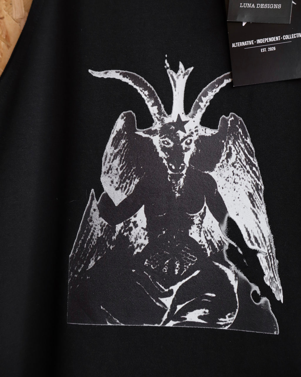 Baphomet Crop Top