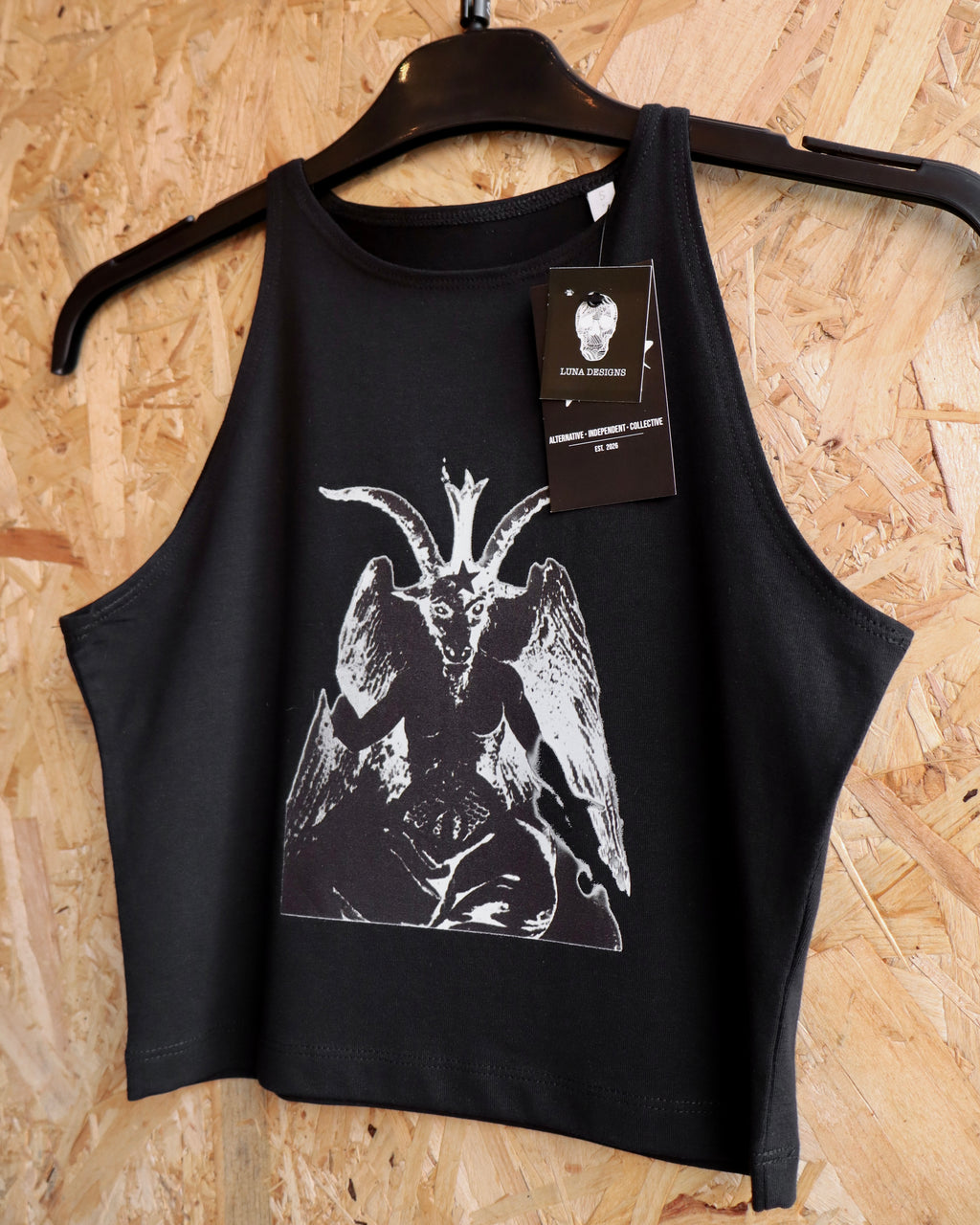 Baphomet Crop Top